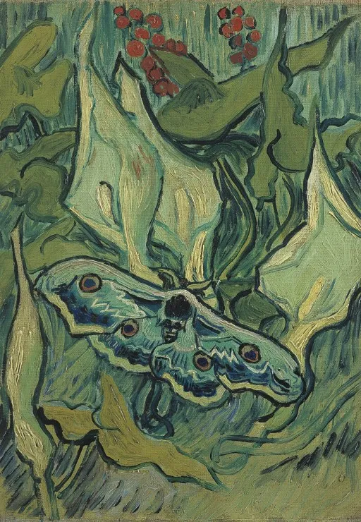 Vincent Van Gogh - Giant Peacock Moth, 1889