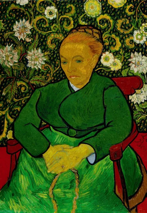 Vincent Van Gogh - La Berceuse (portrait of Madame Roulin), 1888
