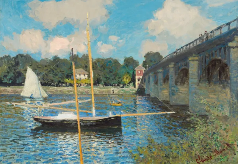 Claude Monet - The Bridge at Argenteuil, 1874