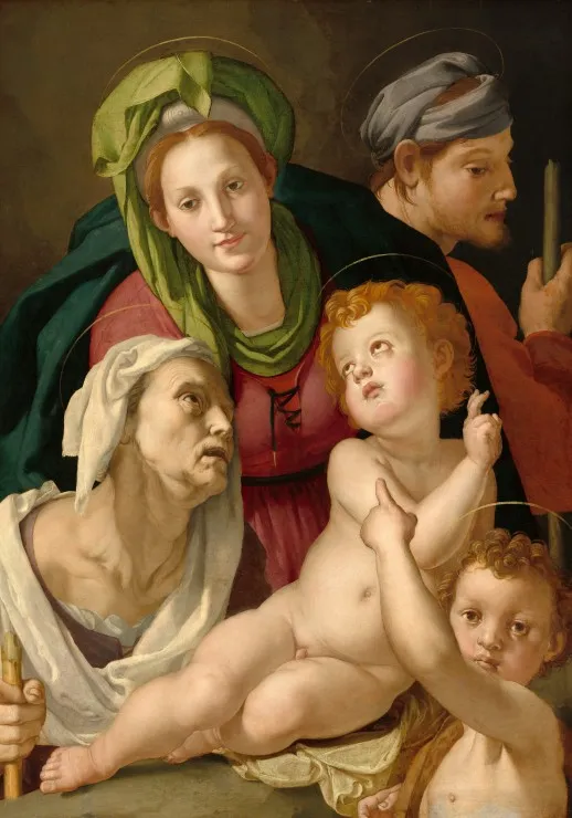 Agnolo Bronzino : La Sainte Famille, 1527/1528