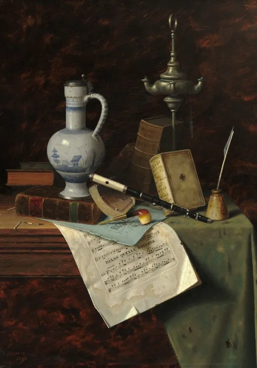 William Michael Harnett : Mes Trésors, 1888