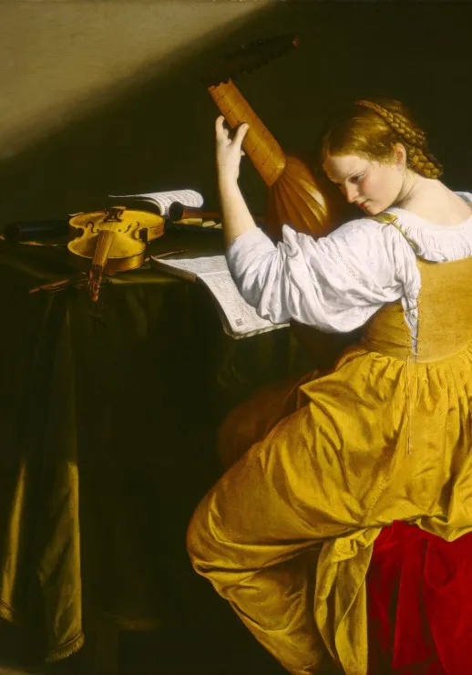 Orazio Gentileschi: La Joueuse de Luth, 1612/1620