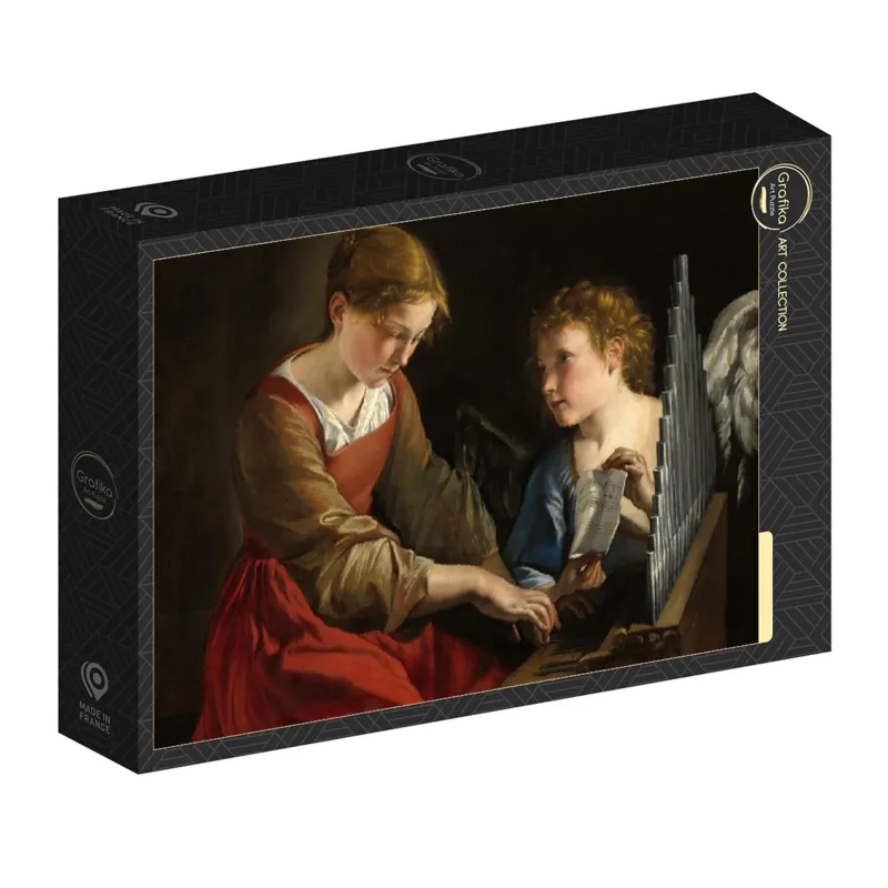 Orazio Gentileschi et Giovanni Lanfranco : Sainte Cecilia et un Ange, 1617/1618