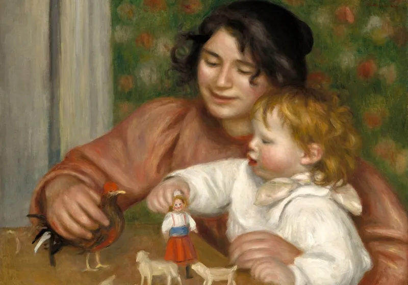 Auguste Renoir : Gabrielle et le Fils de l'Artiste, Jean, 1895-1896