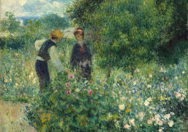 Auguste Renoir : Cueillette de Fleurs, 1875