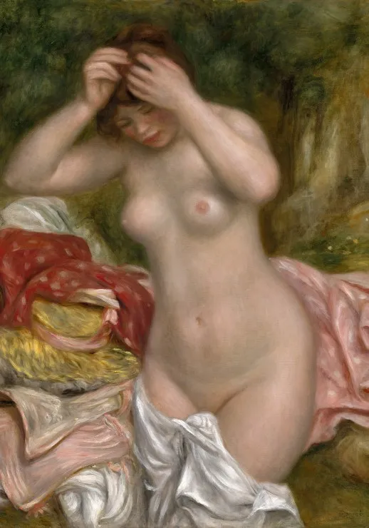 Auguste Renoir : Baigneuse Arrangeant Ses Cheveux, 1893