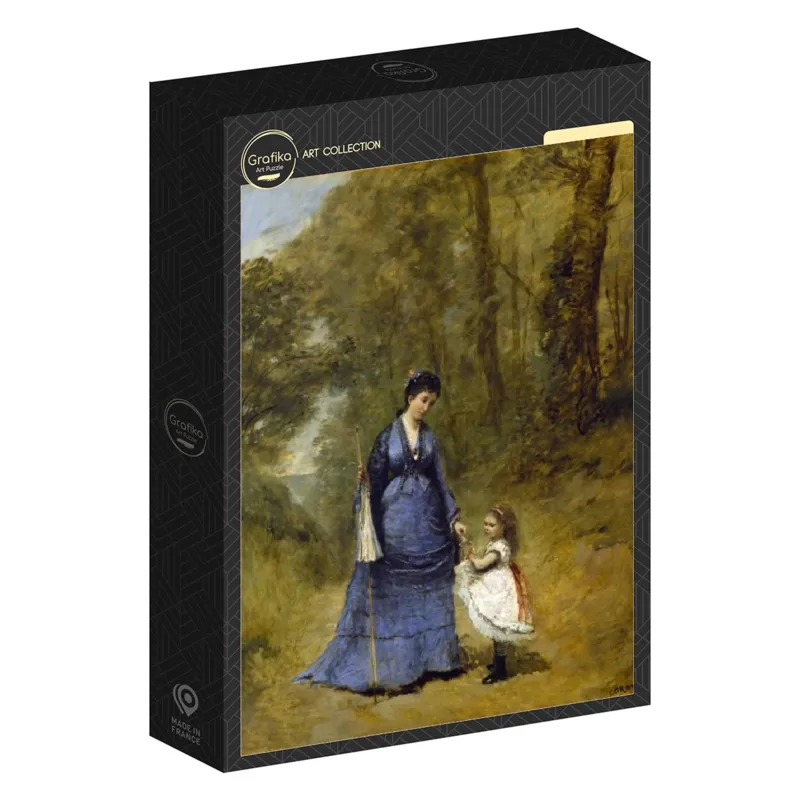 Jean-Baptiste-Camille Corot : Madame Stumpf et sa fille, 1872