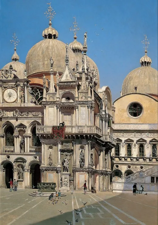 Martín Rico : Le Palais des Doges, 1883