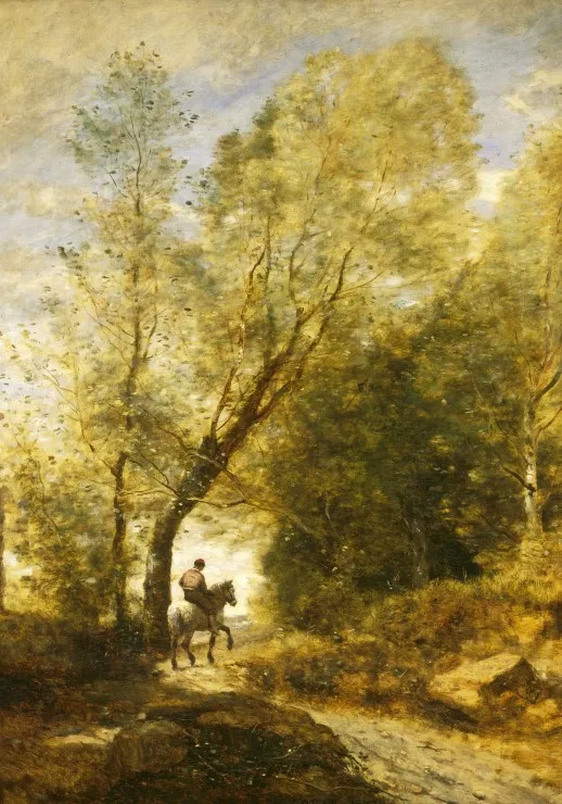 Jean-Baptiste-Camille Corot : La Forêt de Coubron, 1872