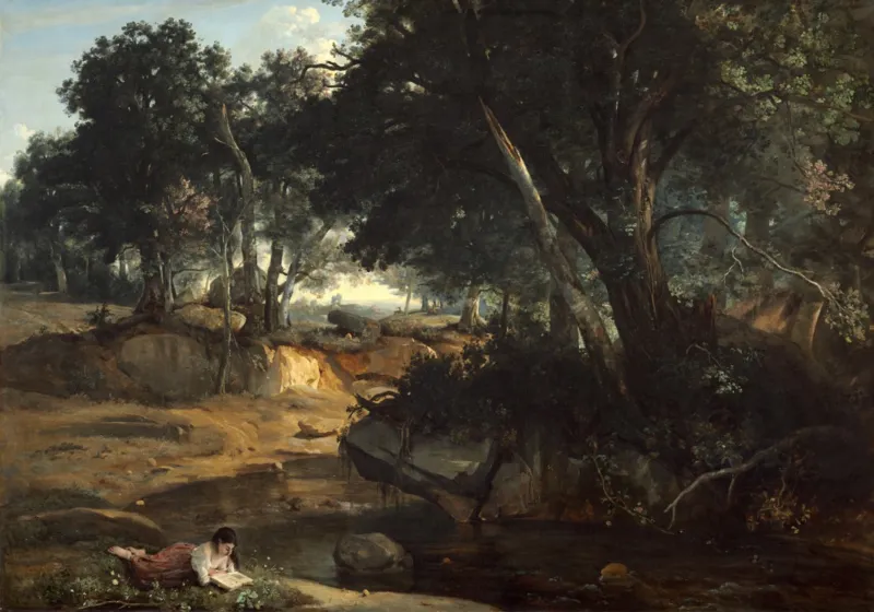 Jean-Baptiste-Camille Corot : Forêt de Fontainebleau, 1834