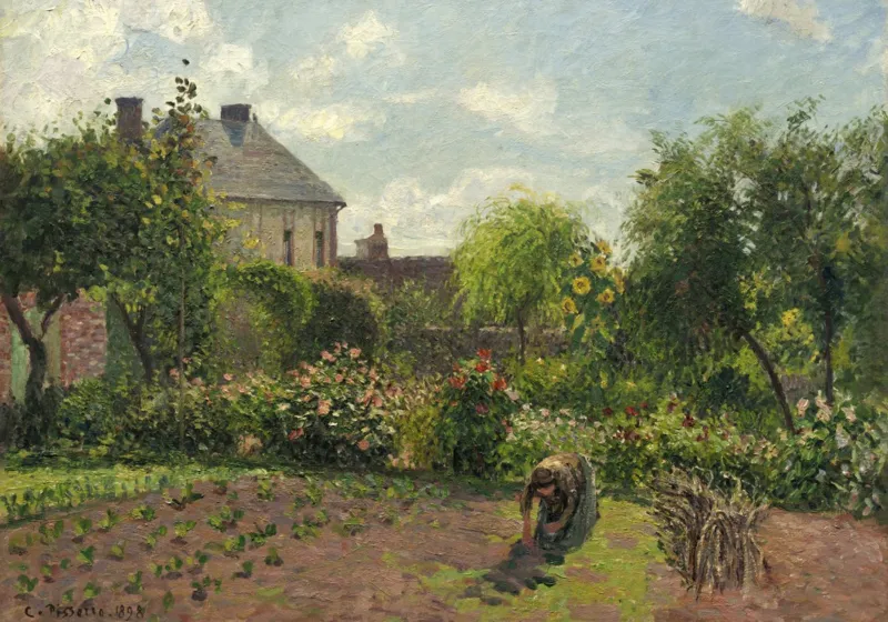 Camille Pissarro : Le Jardin de l'Artiste à Eragny, 1898