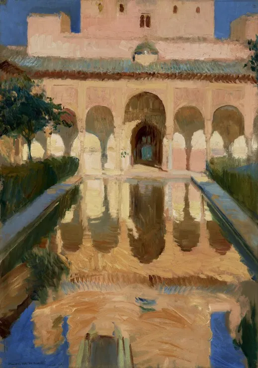 Joaquin Sorolla y Bastida : Hall des Ambassadeurs, Alhambra, Grenade, 1909