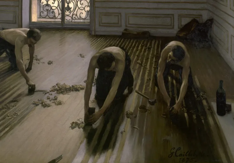 Gustave Caillebotte : Les Raboteurs de Parquet, 1875