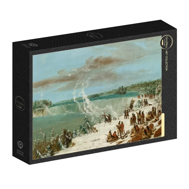 George Catlin : Portage Autour des chutes de Niagara à Table Rock, 1847-1848