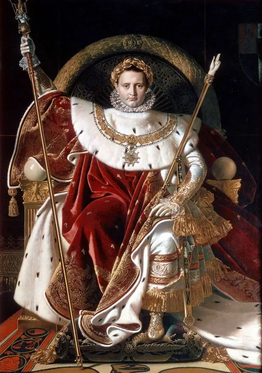 Jean-Auguste-Dominique Ingres : Napoléon sur le trône impérial, 1806