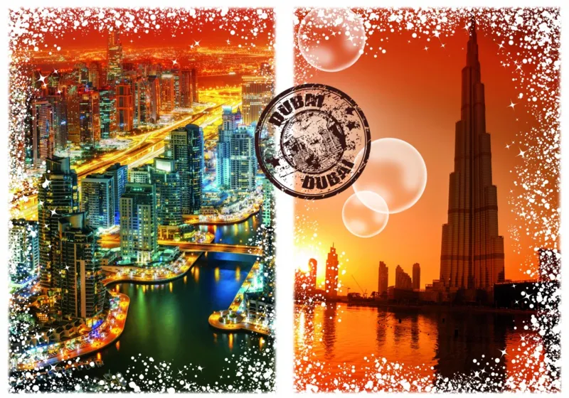 Travel around the World - Dubaï - Sunset