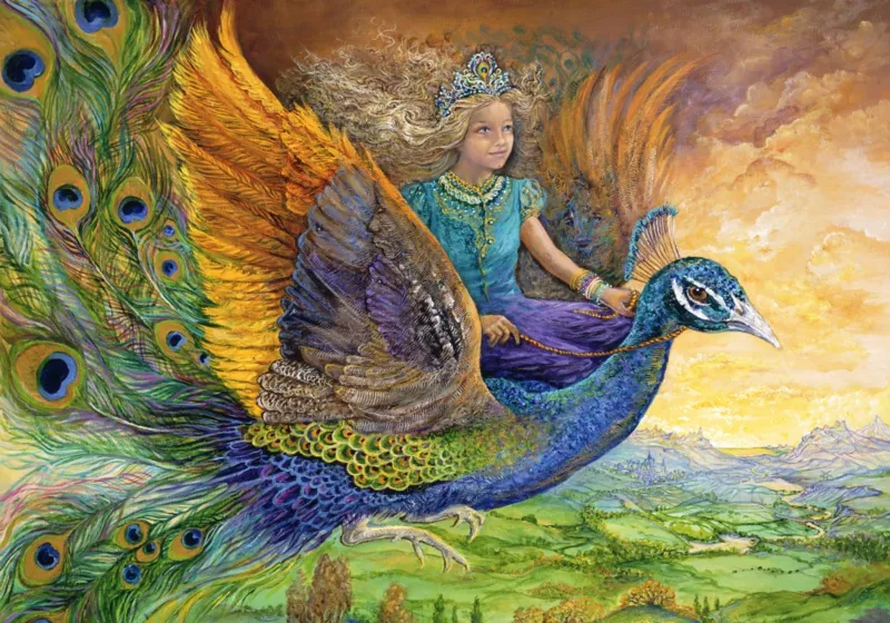 Josephine Wall - Peacock Princess