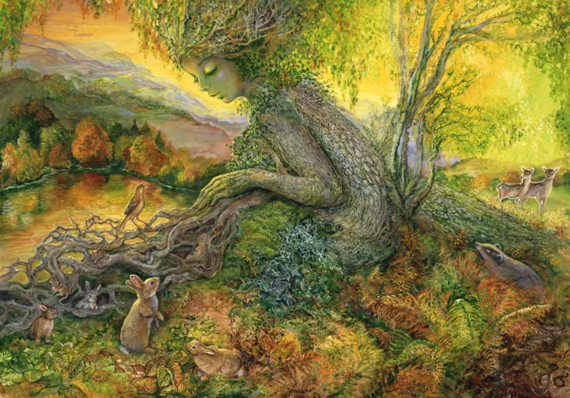 Josephine Wall - Autumn Serenade