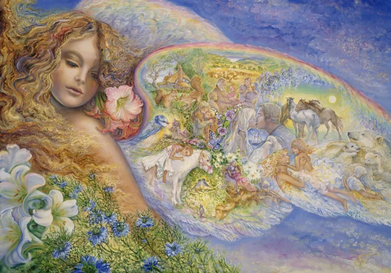 Josephine Wall - Wings of Love