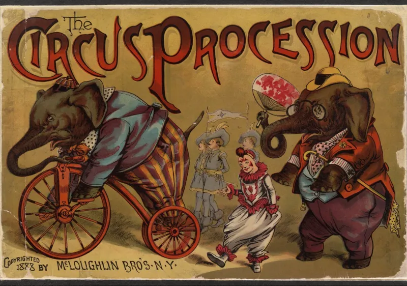 McLoughlin Bros : The Circus Procession , 1888