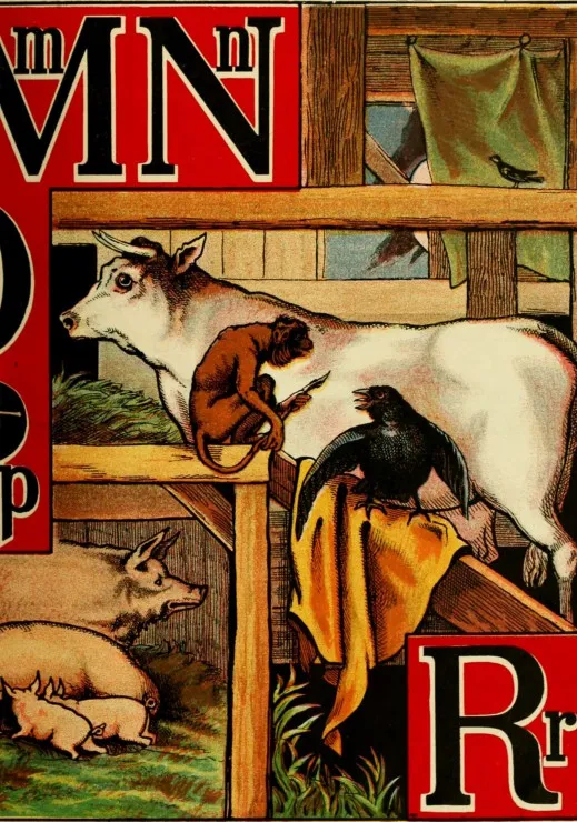 McLoughlin Bros : L'Alphabet de l'Arche de Noé , 1868 - MNR