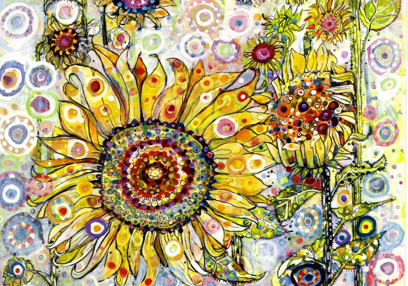 Sally Rich - Sunflowers - Paysage