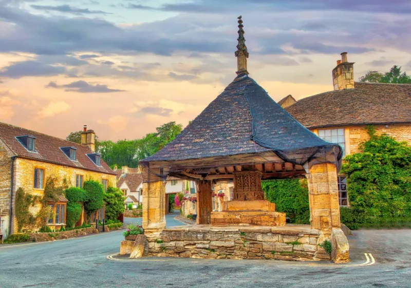 Market Cross in Castle Combe, Cotswolds