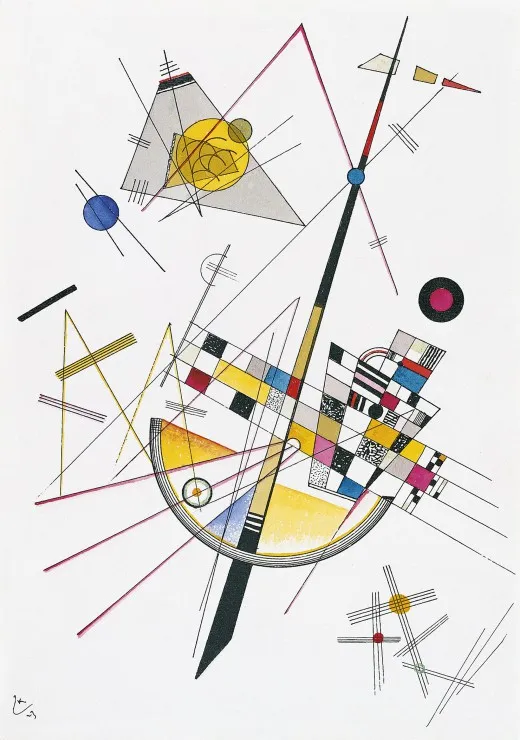 Wassily Kandinsky : Delicate Tension, 1923