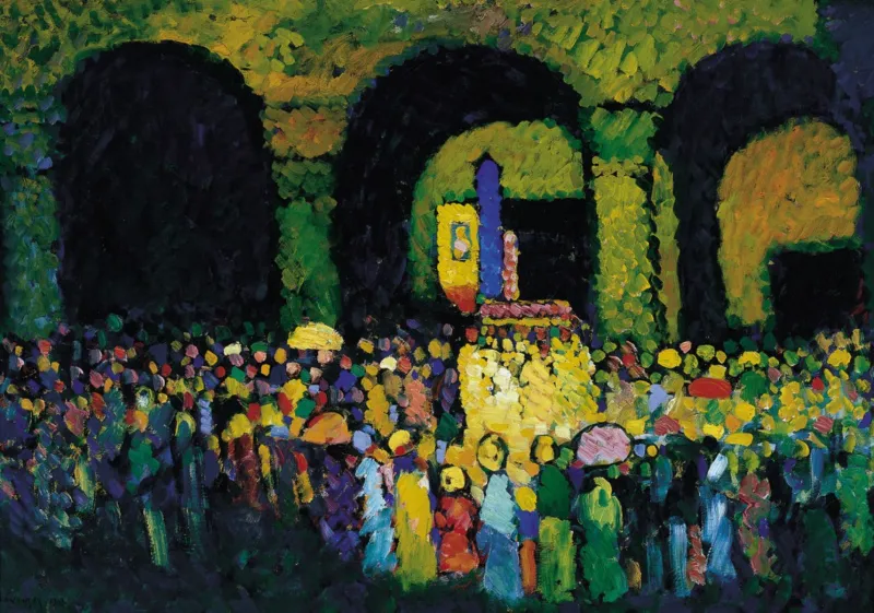 Wassily Kandinsky : The Ludwigskirche in Munich, 1908