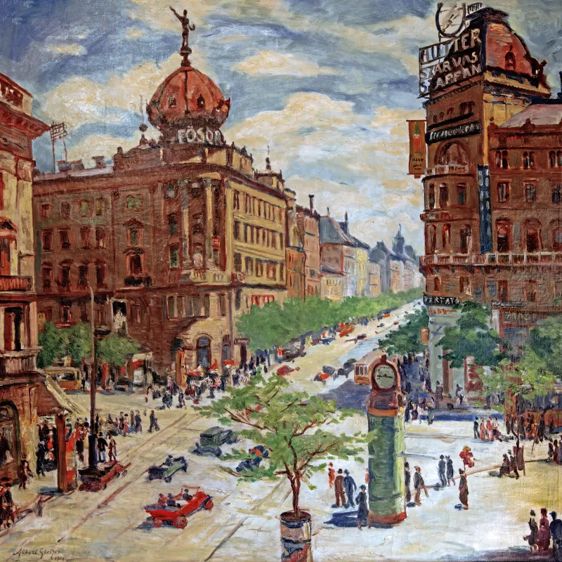 Albert Gleizes - Vue de Budapest, 1904