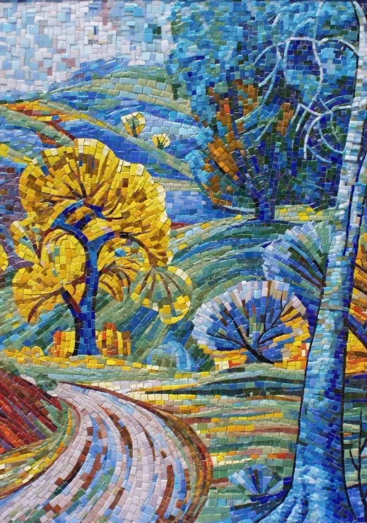 Hakatai : Mosaïque de Verre