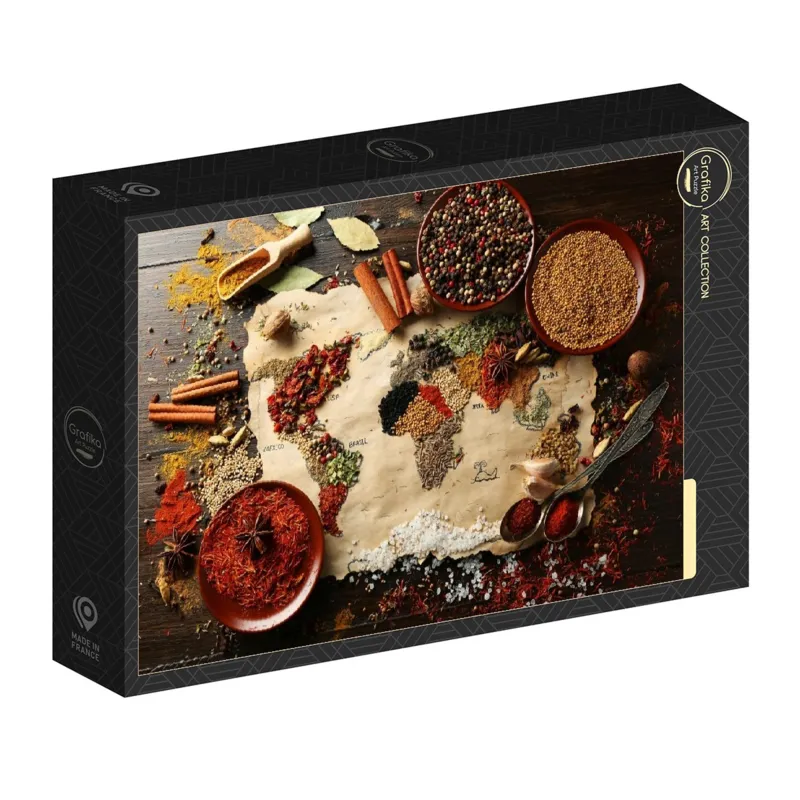 Carte du Monde en Epices