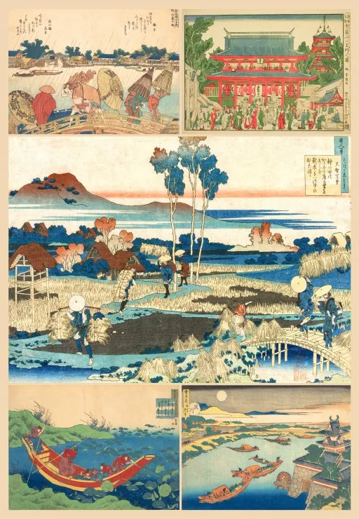 Les Estampes d'Hokusai