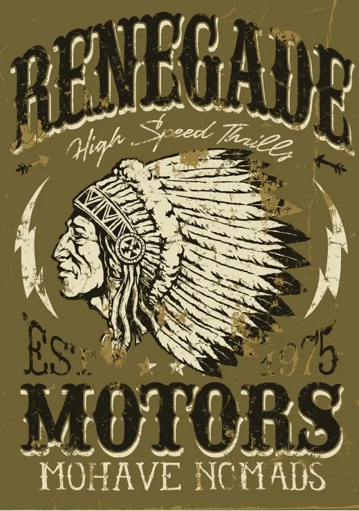 Vintage Americana Motorcycle Design