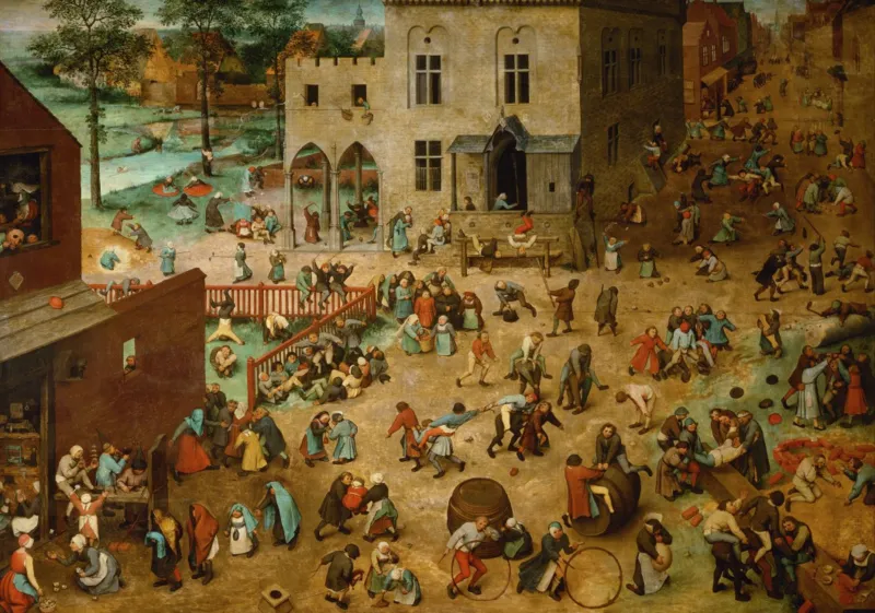 Brueghel Pieter : Les Jeux d'enfants, 1560