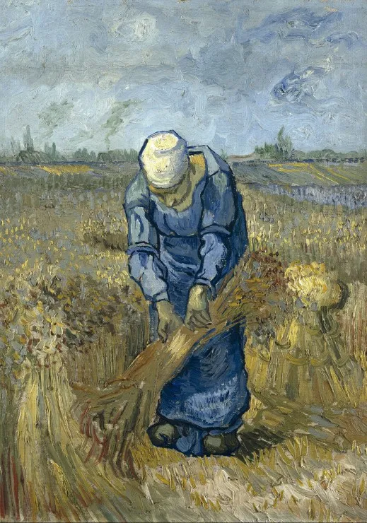 Vincent Van Gogh - Femme Paysan d'après Millet