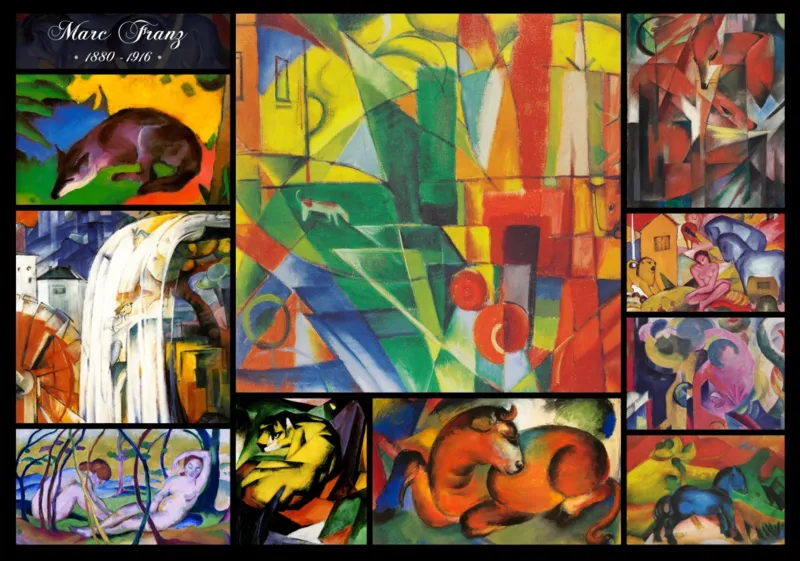 Franz Marc - Collage