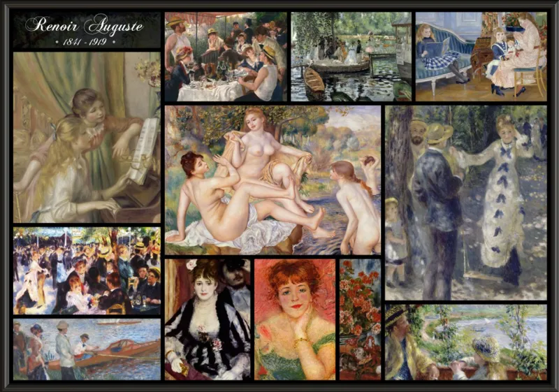 Auguste Renoir - Collage
