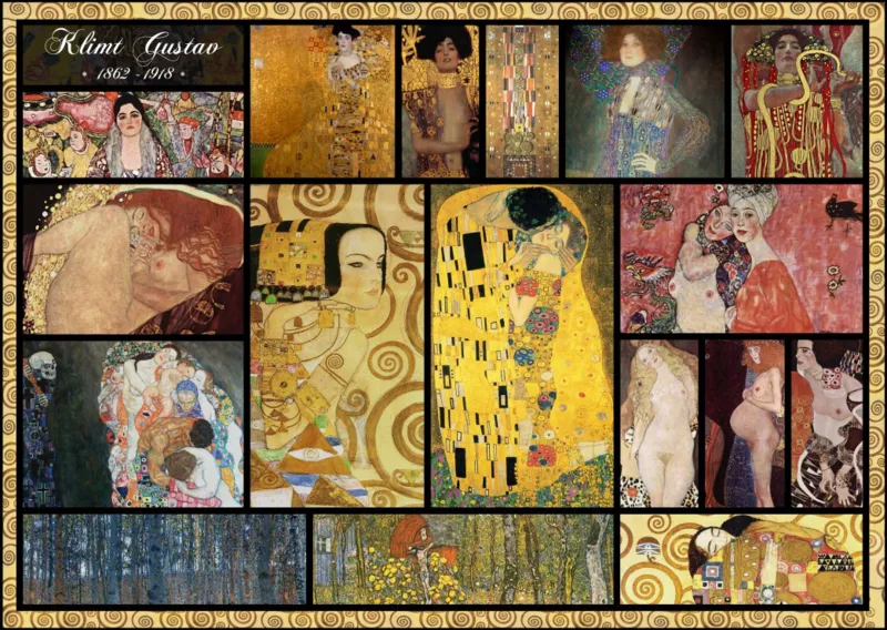 Collage - Gustav Klimt