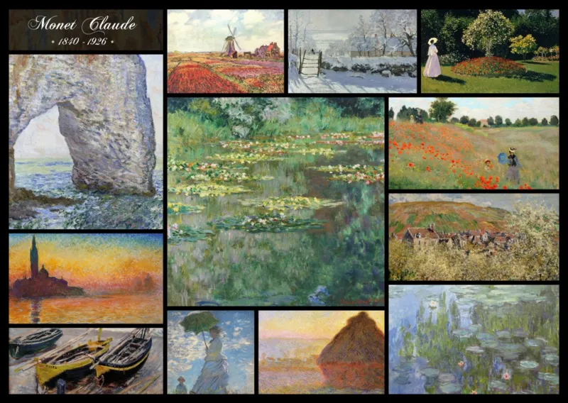 Claude Monet - Collage