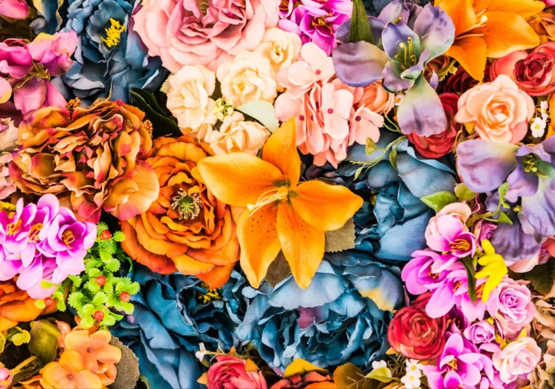 Bouquet Vintage de Fleurs Artificielles