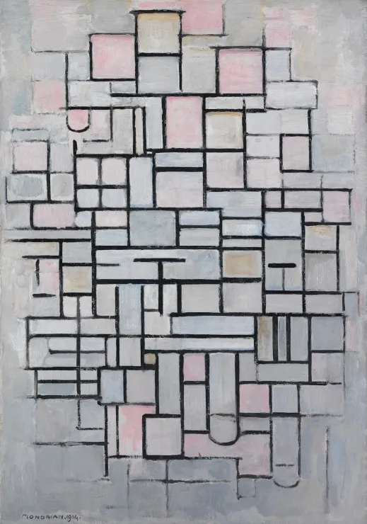 Piet Mondrian : Composition No.IV, 1914