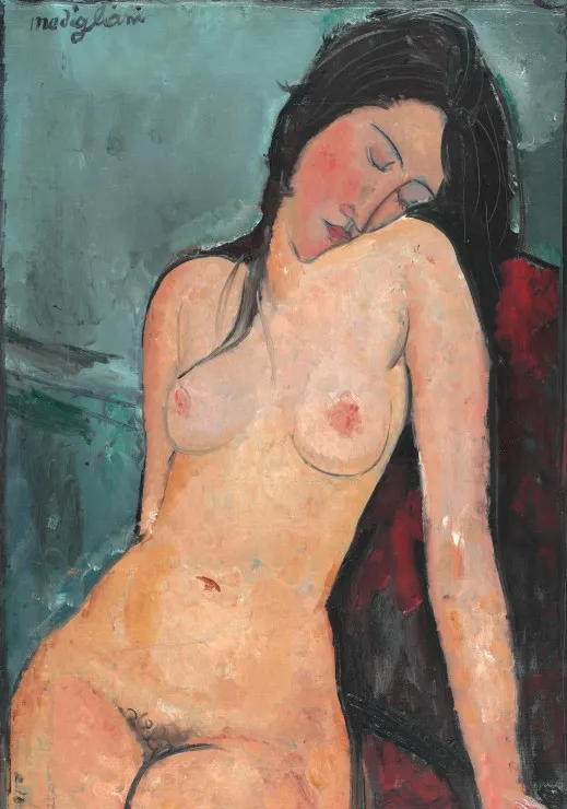 Amedeo Modigliani: Femme nue assise, 1916