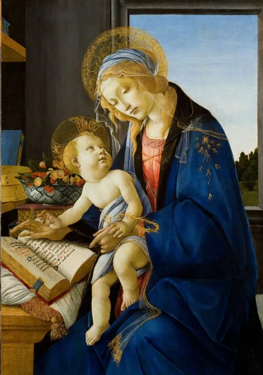 Sandro Botticelli: La Madone du Livre, 1480