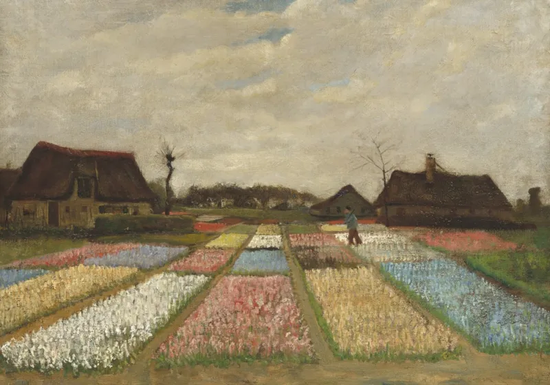 Vincent Van Gogh - Flower Beds in Holland, 1883