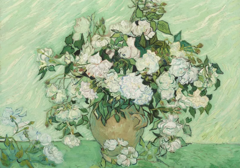 Vincent Van Gogh - Roses, 1890