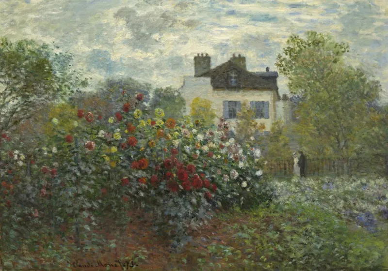 Claude Monet - Jardin de l'Artiste à Argenteuil, 1873