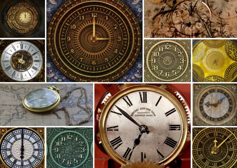 Collage - Horloges