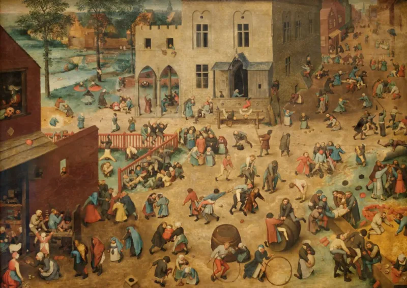 Brueghel Pieter : Les Jeux d'Enfants, 1560