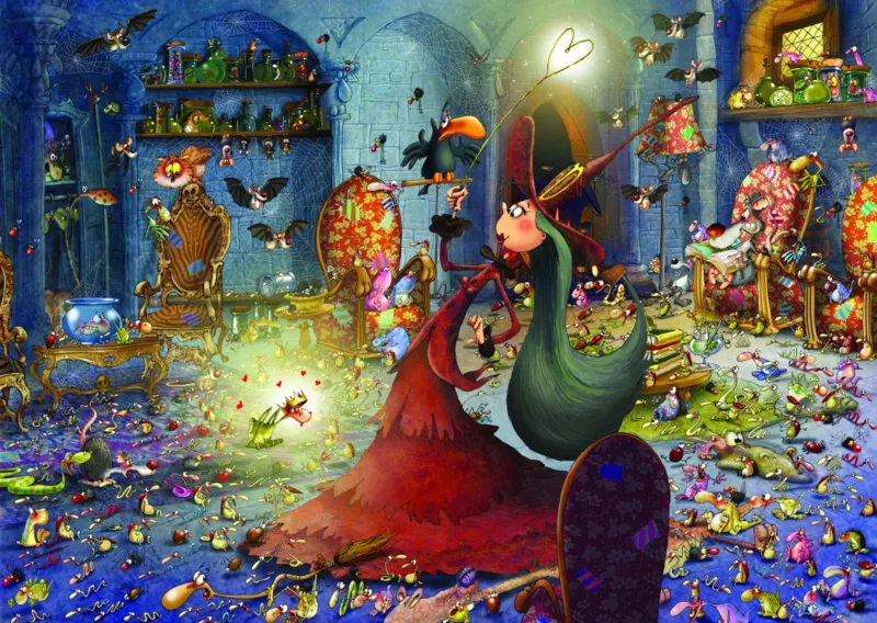 François Ruyer - La Sorcière à la Baguette Magique